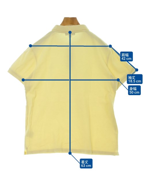 MAISON KITSUNE（メゾンキツネ）ポロシャツ 黄 サイズ:M メンズ/2200651189118