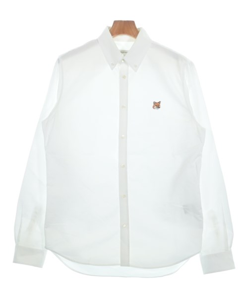 MAISON KITSUNE(メゾンキツネ)カジュアルシャツ 白 サイズ:40(L位)/2200651701044