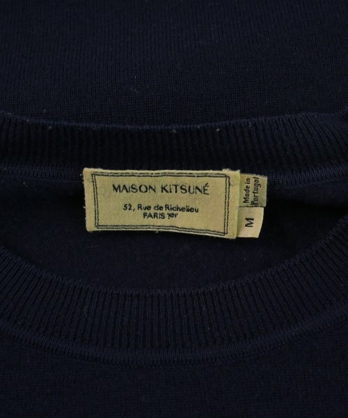 MAISON KITSUNE（メゾンキツネ）ニット・セーター 紺 サイズ:M メンズ/2200651701051