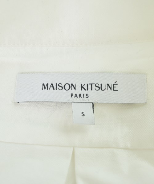 MAISON KITSUNE（メゾンキツネ）カジュアルシャツ 白 サイズ:S メンズ/2200657005047
