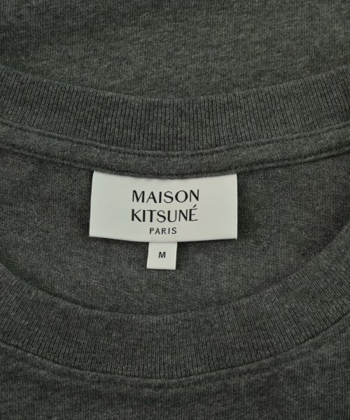 MAISON KITSUNE（メゾンキツネ）Tシャツ・カットソー グレー サイズ:M メンズ/2200657192204