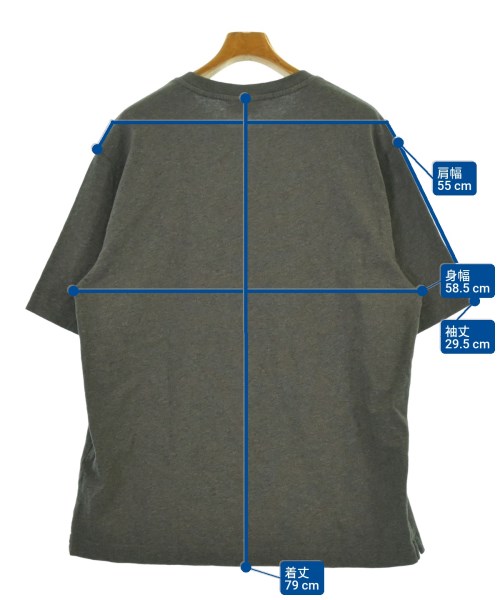 MAISON KITSUNE（メゾンキツネ）Tシャツ・カットソー グレー サイズ:M メンズ/2200657192204