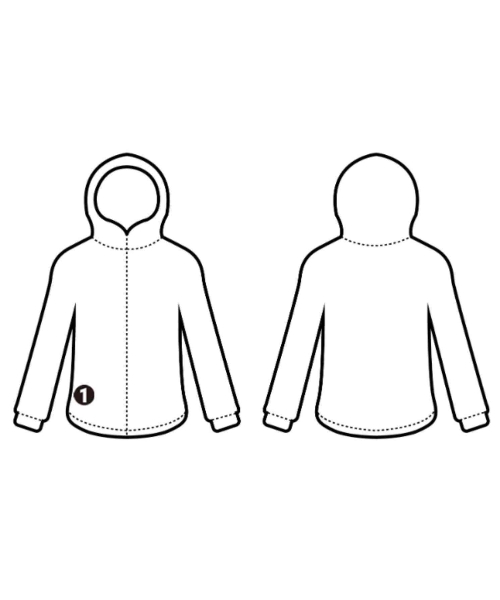 MAISON KITSUNE（メゾンキツネ）パーカー 赤 サイズ:S メンズ/2200657373030