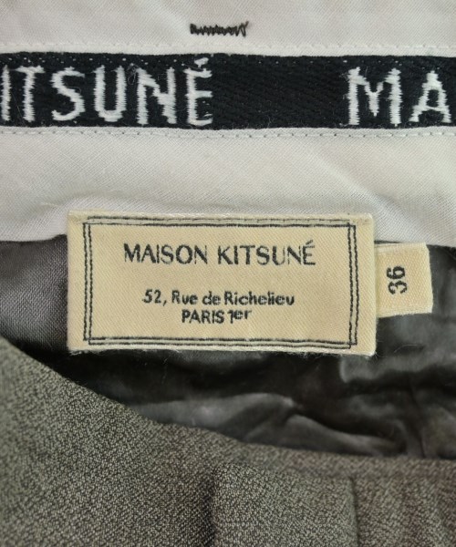 MAISON KITSUNE（メゾンキツネ）スラックス グレー サイズ:36(XS位) メンズ/2200658035029