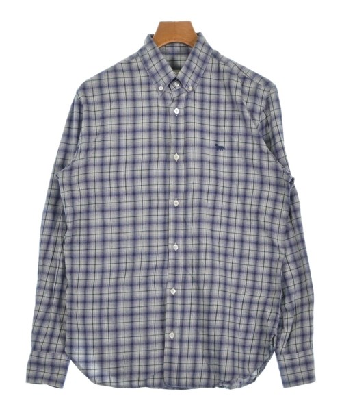 MAISON KITSUNE(メゾンキツネ)カジュアルシャツ 紺 サイズ:40(L位)/2200654938126