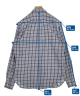 MAISON KITSUNE（メゾンキツネ）カジュアルシャツ 紺 サイズ:40(L位) メンズ/2200654938126