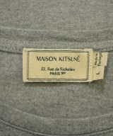 MAISON KITSUNE（メゾンキツネ）Tシャツ・カットソー グレー サイズ:L メンズ/2200654938140