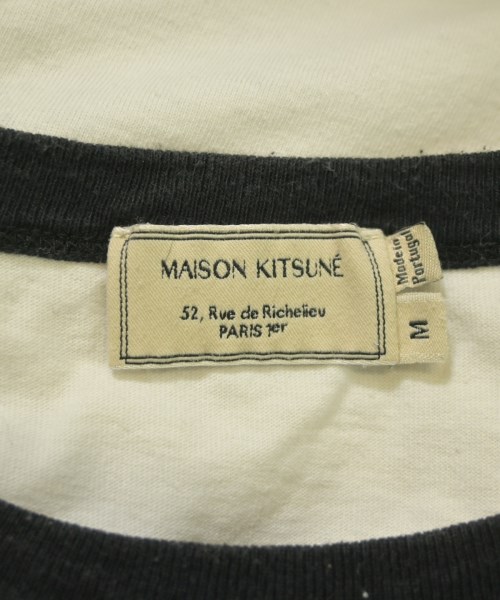 MAISON KITSUNE（メゾンキツネ）Tシャツ・カットソー 白 サイズ:M メンズ/2200654938188