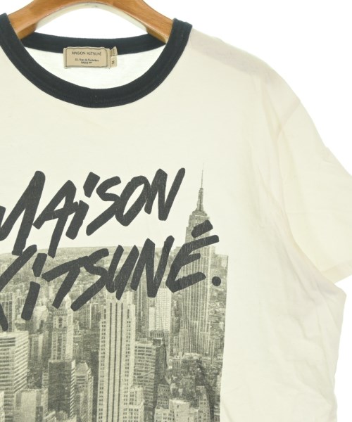 MAISON KITSUNE（メゾンキツネ）Tシャツ・カットソー 白 サイズ:M メンズ/2200654938188