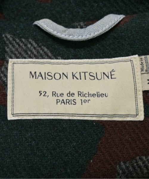 MAISON KITSUNE（メゾンキツネ）ダッフルコート グレー サイズ:M メンズ/2200659609038