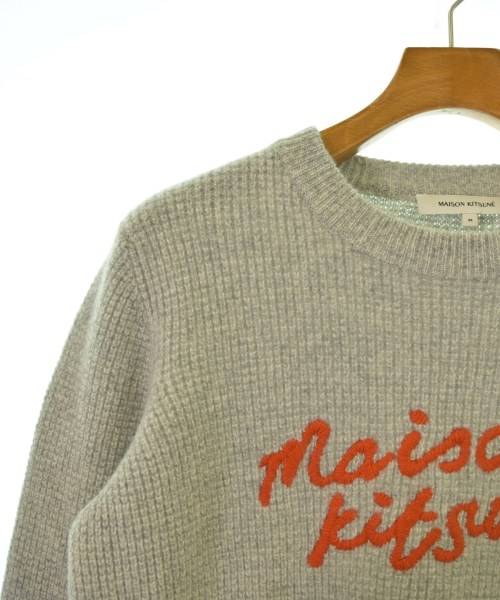 MAISON KITSUNE（メゾンキツネ）ニット・セーター グレー サイズ:M メンズ/2200657211042
