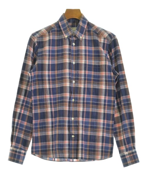 MAISON KITSUNE(メゾンキツネ)カジュアルシャツ 紺 サイズ:38(S位)/2200660702063