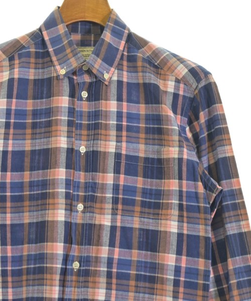 MAISON KITSUNE（メゾンキツネ）カジュアルシャツ 紺 サイズ:38(S位) メンズ/2200660702063