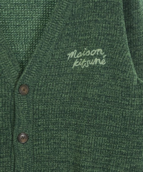 MAISON KITSUNE（メゾンキツネ）カーディガン 緑 サイズ:S メンズ/2200661360019
