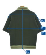 MAISON KITSUNE（メゾンキツネ）ポロシャツ 緑 サイズ:S メンズ/2200661360064
