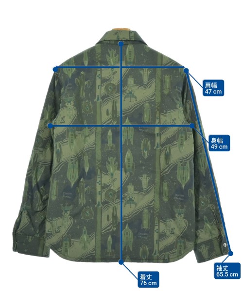 MAISON KITSUNE（メゾンキツネ）ブルゾン カーキ サイズ:M メンズ/2200661625019