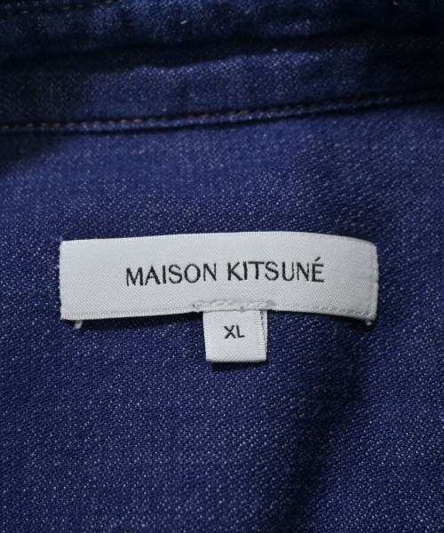 MAISON KITSUNE（メゾンキツネ）カジュアルシャツ 紺 サイズ:XL メンズ/2200662256052