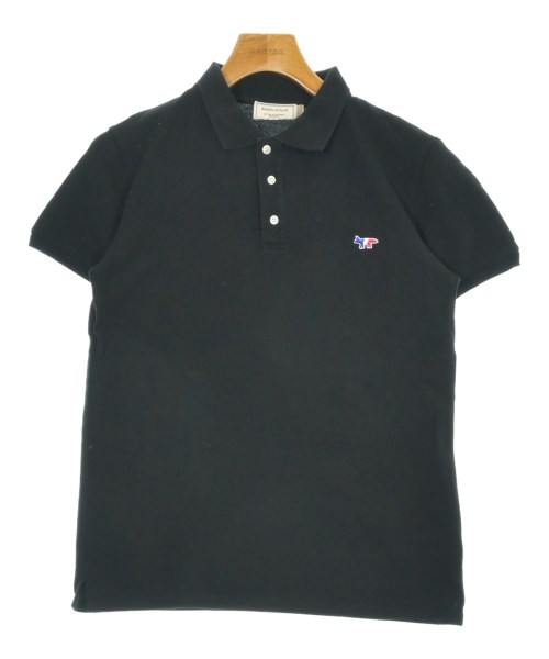 MAISON KITSUNE(メゾンキツネ)ポロシャツ 黒 サイズ:XS/2200662293033