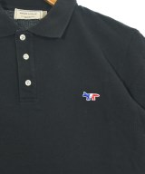 MAISON KITSUNE（メゾンキツネ）ポロシャツ 黒 サイズ:XS メンズ/2200662293033