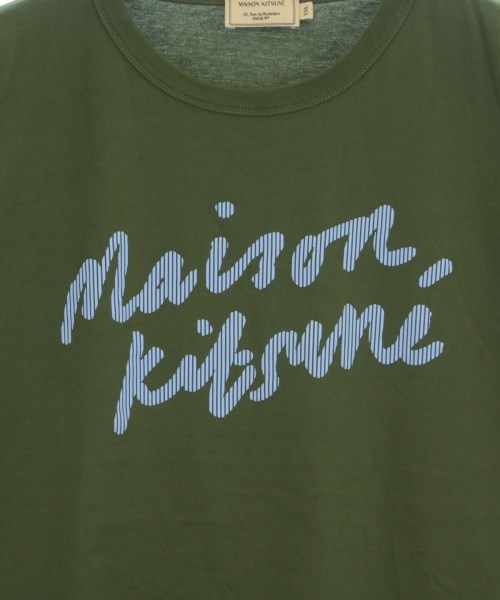 MAISON KITSUNE（メゾンキツネ）Tシャツ・カットソー カーキ サイズ:XXL メンズ/2200710522078