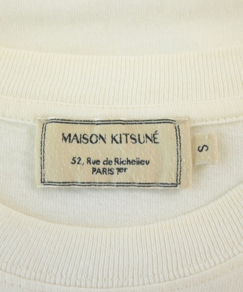 MAISON KITSUNE（メゾンキツネ）Tシャツ・カットソー 白 サイズ:S メンズ/2200710626059