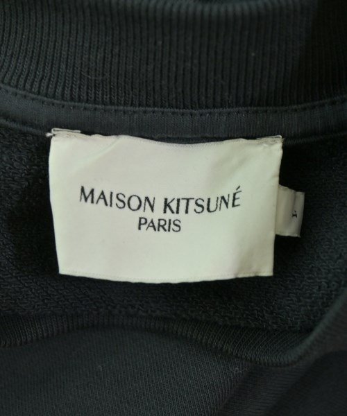MAISON KITSUNE（メゾンキツネ）スウェット 黒 サイズ:L メンズ/2200707131023
