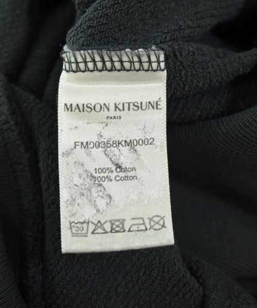 MAISON KITSUNE（メゾンキツネ）スウェット 黒 サイズ:L メンズ/2200707131023