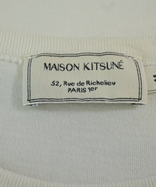 MAISON KITSUNE（メゾンキツネ）Tシャツ・カットソー 白 サイズ:M メンズ/2200710497062