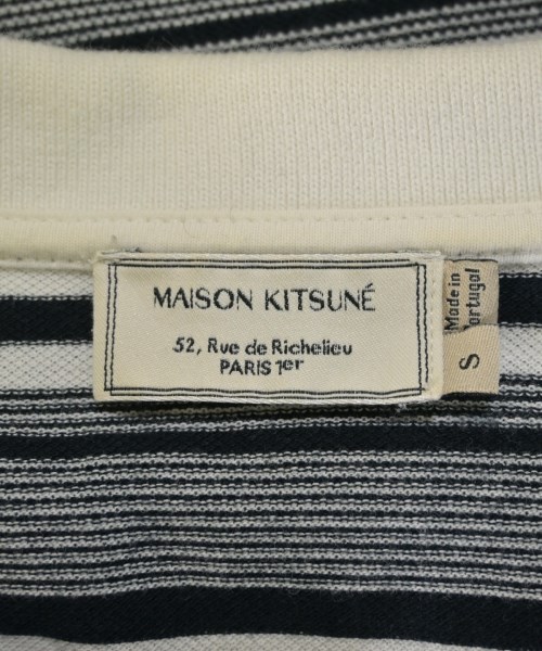 MAISON KITSUNE（メゾンキツネ）ポロシャツ 白 サイズ:S メンズ/2200710830081