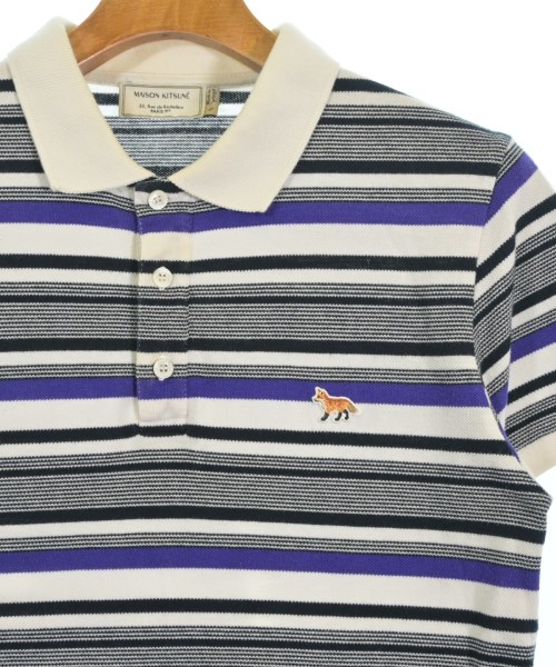 MAISON KITSUNE（メゾンキツネ）ポロシャツ 白 サイズ:S メンズ/2200710830081