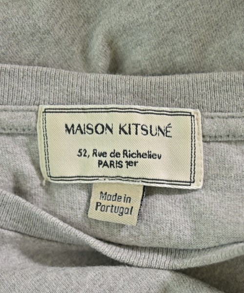 MAISON KITSUNE（メゾンキツネ）Tシャツ・カットソー グレー サイズ:M メンズ/2200711015012