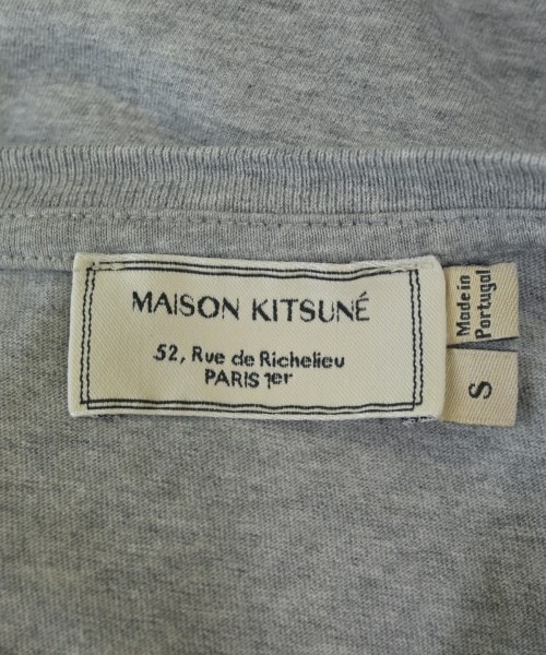 MAISON KITSUNE（メゾンキツネ）Tシャツ・カットソー グレー サイズ:S メンズ/2200708353028