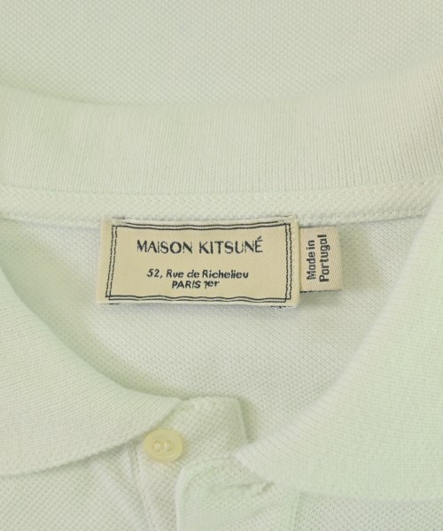 MAISON KITSUNE（メゾンキツネ）ポロシャツ 白 サイズ:S メンズ/2200712355018