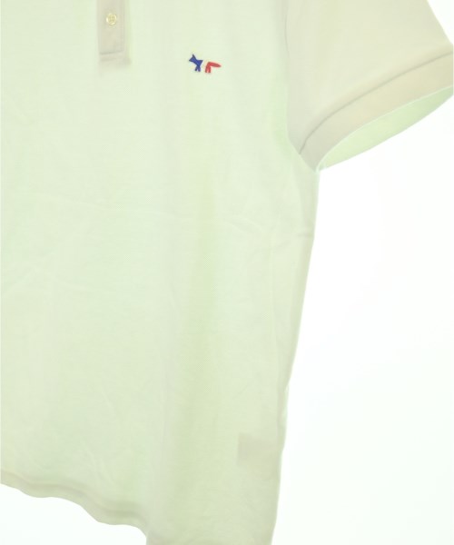MAISON KITSUNE（メゾンキツネ）ポロシャツ 白 サイズ:S メンズ/2200712355018