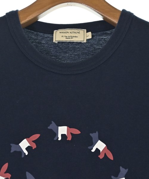 MAISON KITSUNE（メゾンキツネ）Tシャツ・カットソー 紺 サイズ:L メンズ/2200713296358