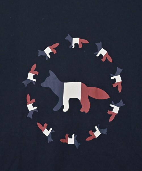 MAISON KITSUNE（メゾンキツネ）Tシャツ・カットソー 紺 サイズ:L メンズ/2200713296358