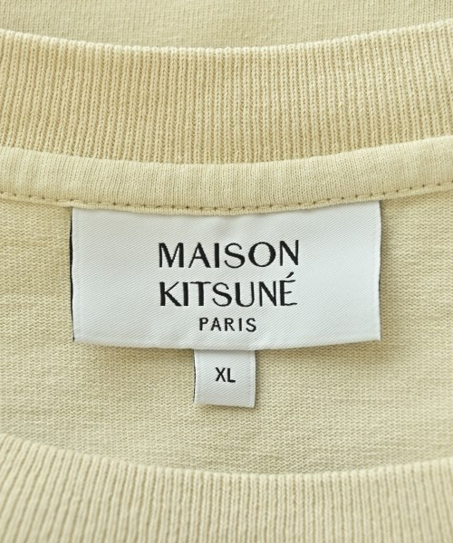 MAISON KITSUNE（メゾンキツネ）Tシャツ・カットソー ベージュ サイズ:XL メンズ/2200713307030