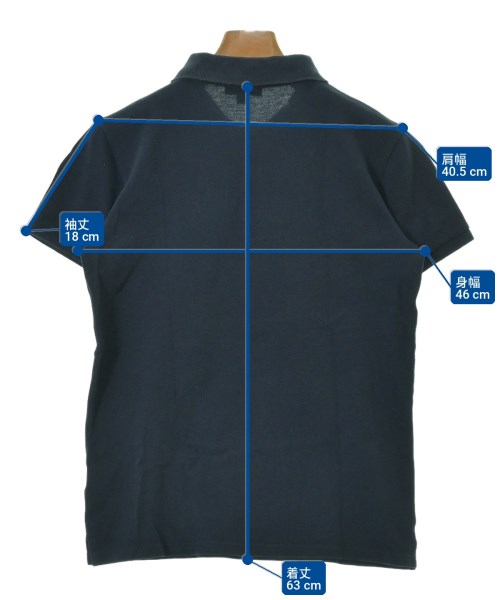 MAISON KITSUNE（メゾンキツネ）ポロシャツ 紺 サイズ:XS メンズ/2200710763051