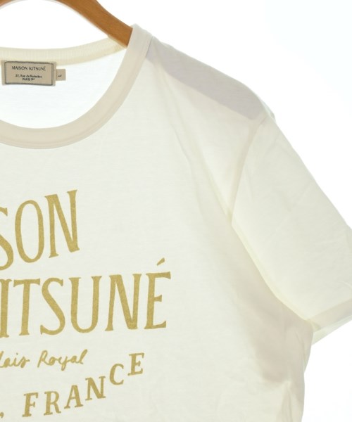MAISON KITSUNE（メゾンキツネ）Tシャツ・カットソー 白 サイズ:L メンズ/2200714104010