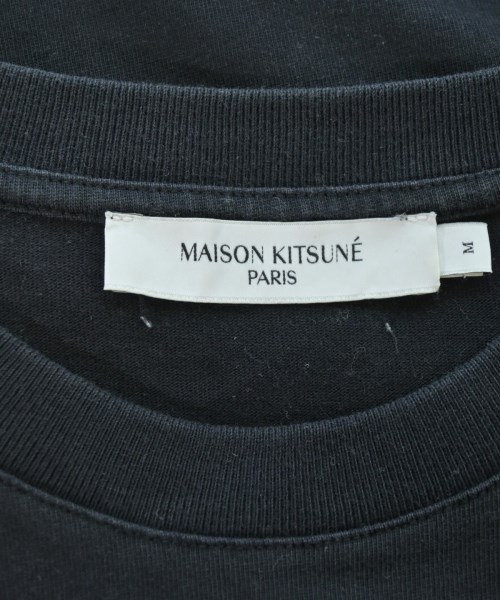 MAISON KITSUNE（メゾンキツネ）Tシャツ・カットソー 黒 サイズ:M メンズ/2200714446011