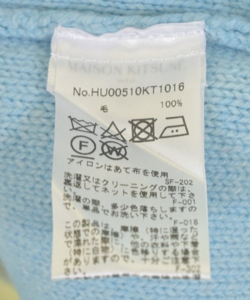 MAISON KITSUNE（メゾンキツネ）ニット・セーター 青 サイズ:S メンズ/2200715041161