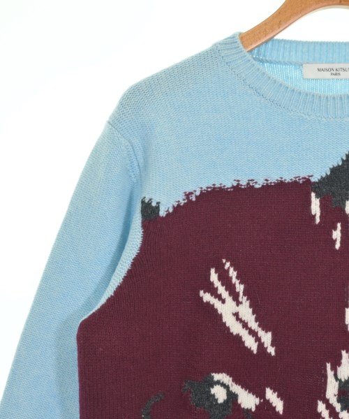 MAISON KITSUNE（メゾンキツネ）ニット・セーター 青 サイズ:S メンズ/2200715041161