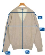MAISON KITSUNE（メゾンキツネ）カーディガン ベージュ サイズ:L メンズ/2200712229074