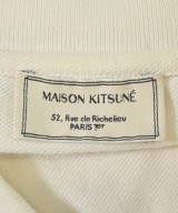 MAISON KITSUNE（メゾンキツネ）ポロシャツ 白 サイズ:L メンズ/2200714378282