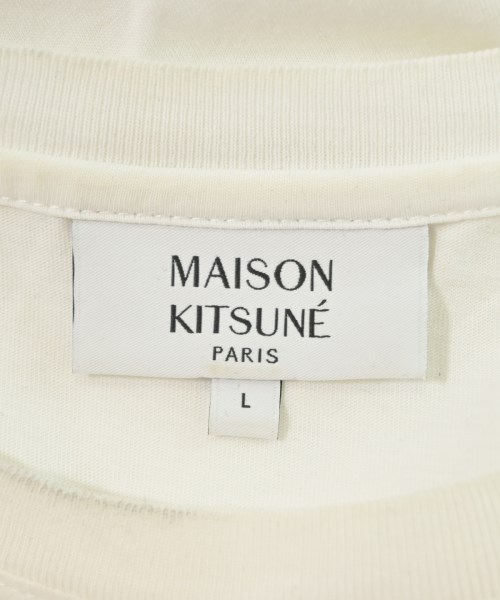 MAISON KITSUNE（メゾンキツネ）Tシャツ・カットソー 白 サイズ:L メンズ/2200718158033