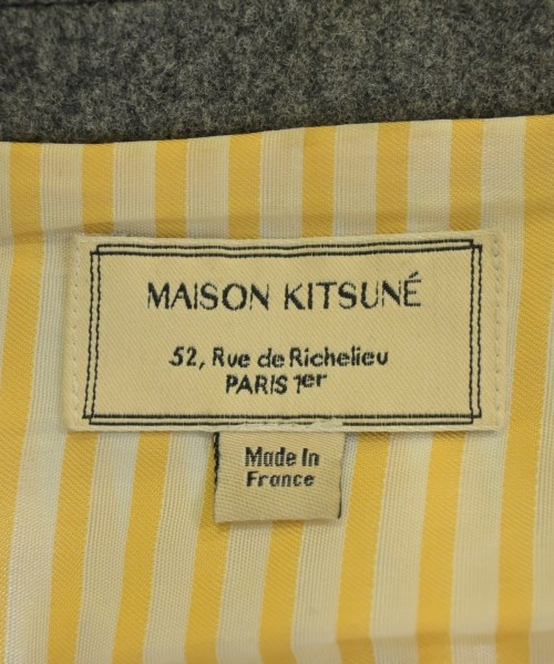 MAISON KITSUNE（メゾンキツネ）テーラードジャケット グレー サイズ:42(XS位) メンズ/2200719188022