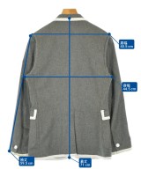 MAISON KITSUNE（メゾンキツネ）テーラードジャケット グレー サイズ:42(XS位) メンズ/2200719188022