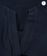 MAISON KITSUNE（メゾンキツネ）ポロシャツ 紺 サイズ:XS メンズ/2200644873048