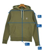 MAISON KITSUNE（メゾンキツネ）パーカー カーキ サイズ:S メンズ/2200645441017