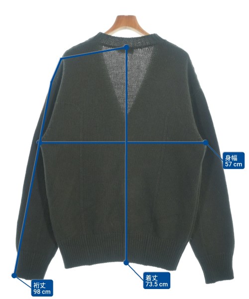 MAISON KITSUNE（メゾンキツネ）カーディガン 緑 サイズ:M メンズ/2200645560015